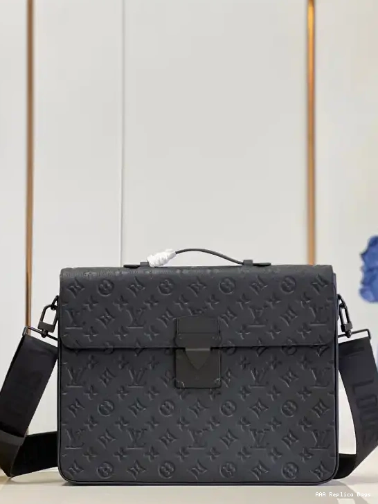 Aaa replica bags LOUIS VUITTON S LOCK BRIEFCASE 0629